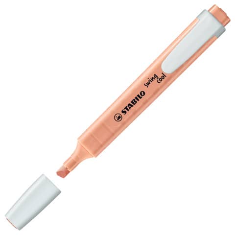 Evidenziatore Stabilo Swing® Cool Pastel 1-4 mm - rosa pesca 275/126-8
